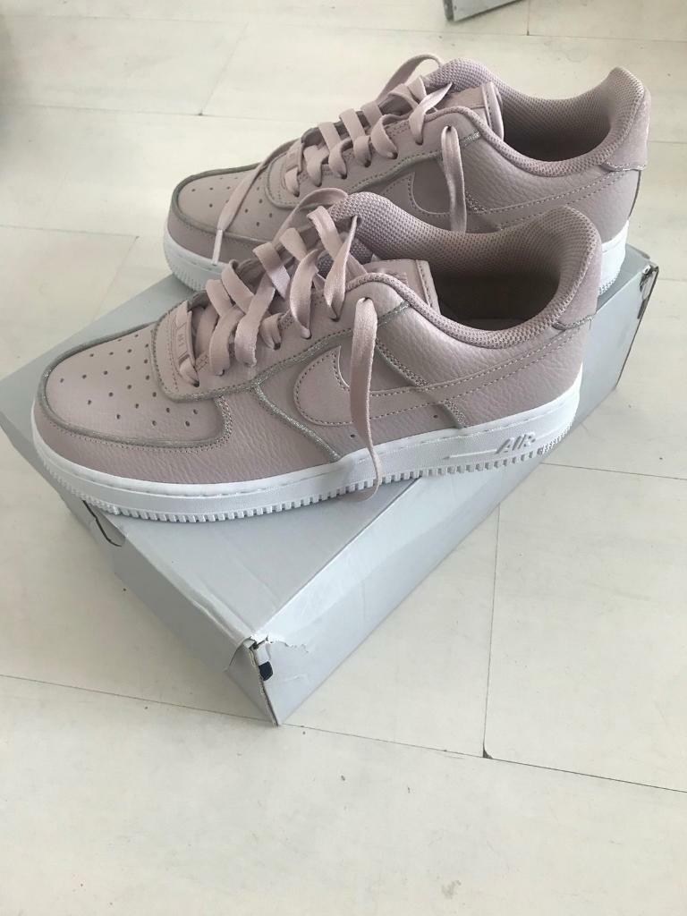 nike air force pink glitter